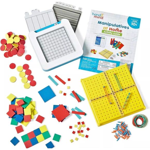 hand2mind Take Home Math Manipulatives Kit for Kids Grade 6-8, with Algebra... - Picture 4 of 4